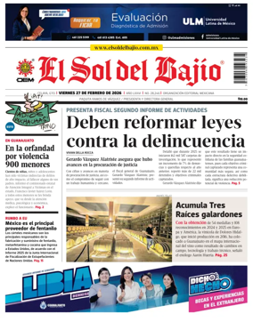 Cover of El Sol de Bajio