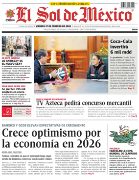 Cover of El Sol de Mexico