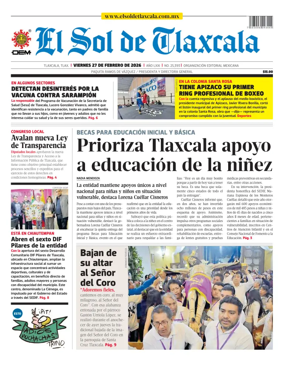 Cover of El Sol de Tlaxcala