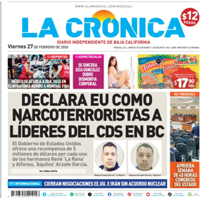 Cover of La Cronica