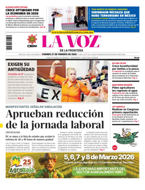 Cover of La Voz de la Frontera