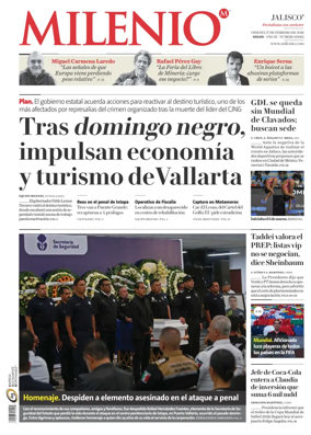 Cover of Milenio Jalisco