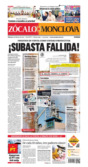 Cover of Zocalo Monclova