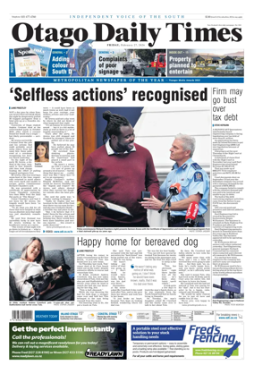 Cover of Otago Daily Times