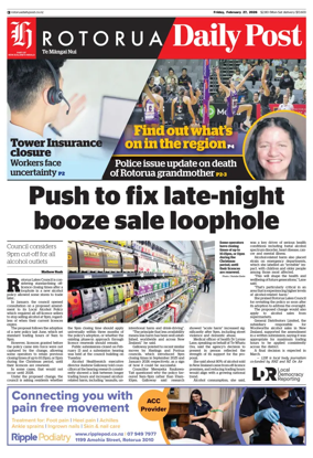 Cover of Rotorua Daily Post