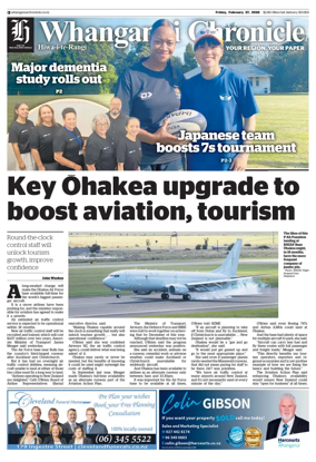 Cover of Whanganui Chronicle