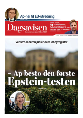 Cover of Dagsavisen