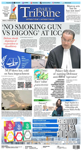 Cover of Daily Tribune (Philippines)