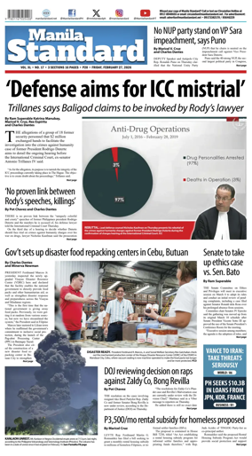 Cover of Manila Standard