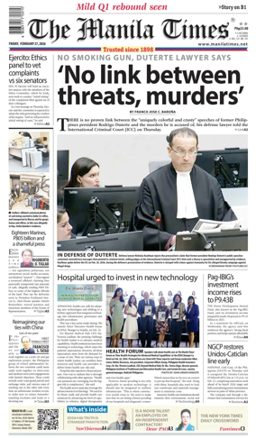 Cover of The Manila Times