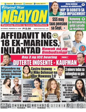 Cover of Pilipino Star Ngayon