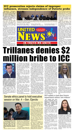 Cover of United News - English Edition