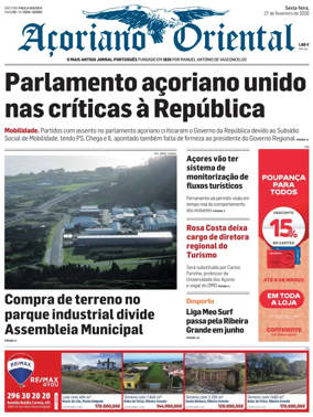 Cover of Acoriano Oriental