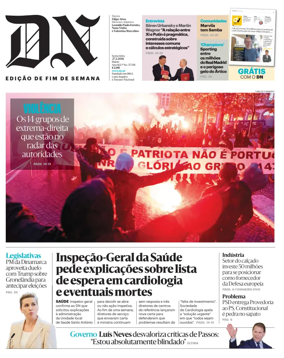 Cover of Diario de Noticias