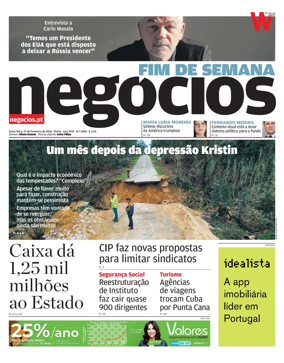 Cover of Jornal de Negocios