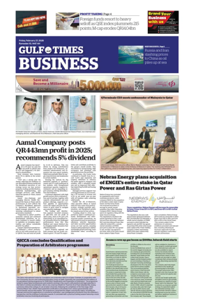 Cover of Gulf Times Business