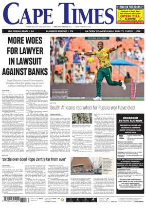 Cover of Cape Times