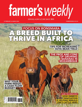 Cover of Farmers Weekly (South Africa)