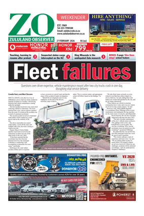 Cover of Zululand Observer - Weekender