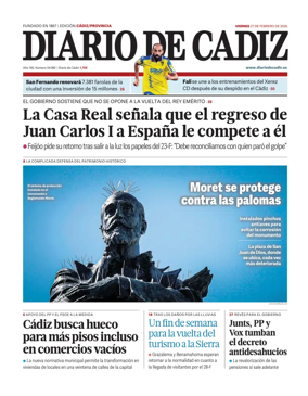 Cover of Diario de Cadiz