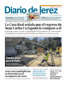 Cover of Diario de Jerez