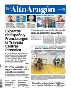 Cover of Diario del Alto Aragon