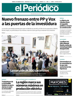 Cover of El Periodico Extremadura