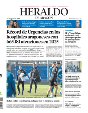 Cover of Heraldo de Aragon