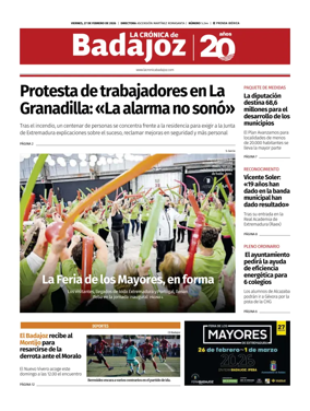 Cover of La Cronica de Badajoz BE