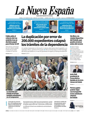 Cover of La Nueva Espana (Oviedo)