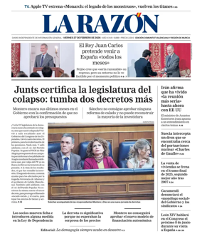 Cover of La Razon (Levante)