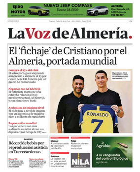 Cover of La Voz de Almeria