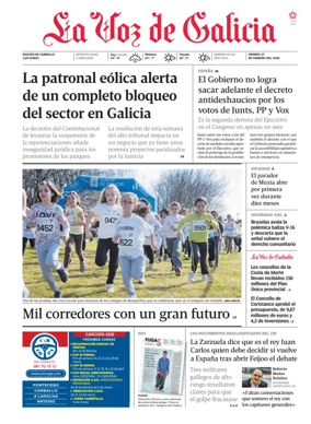 Cover of La Voz de Galicia (Carballo)