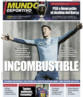 Cover of Mundo Deportivo (Bizkaia-Araba)