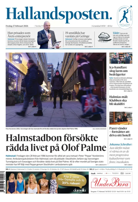 Cover of Hallandsposten