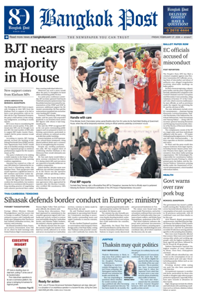 Cover of Bangkok Post