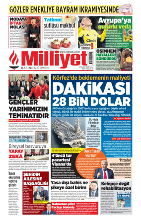 Cover of Milliyet