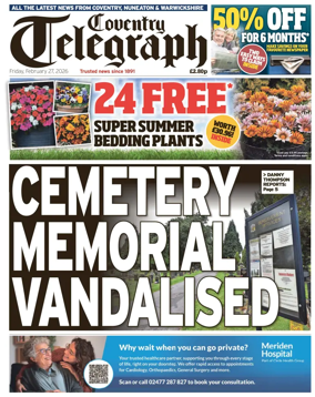 Cover of Coventry Telegraph
