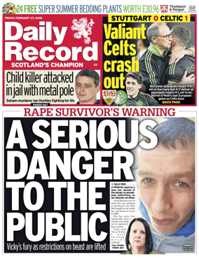 Cover of Daily Record
