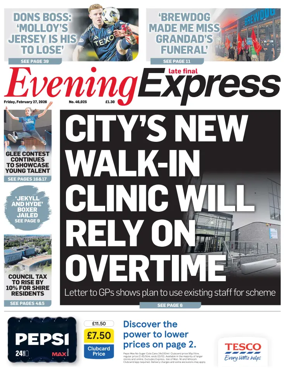 Cover of Evening Express