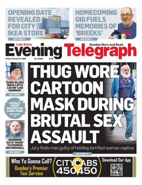 Cover of Evening Telegraph (First Edition)