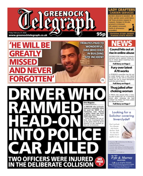 Cover of Greenock Telegraph