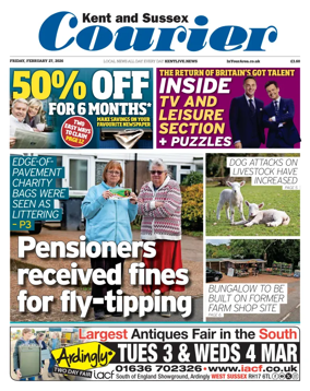 Cover of Kent & Sussex Courier