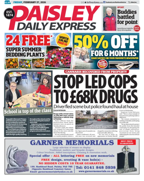 Cover of Paisley Daily Express