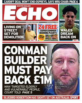 Cover of South Wales Echo