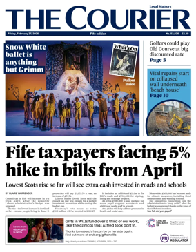 Cover of The Courier & Advertiser (Fife Edition)