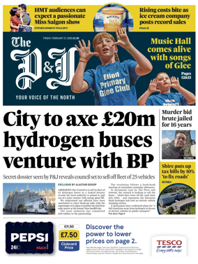 Cover of The Press and Journal (Aberdeen and Aberdeenshire)