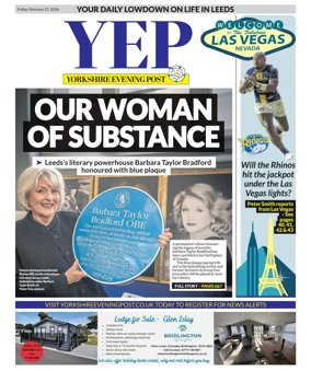 Cover of Yorkshire Evening Post