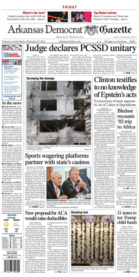 Cover of Arkansas Democrat-Gazette