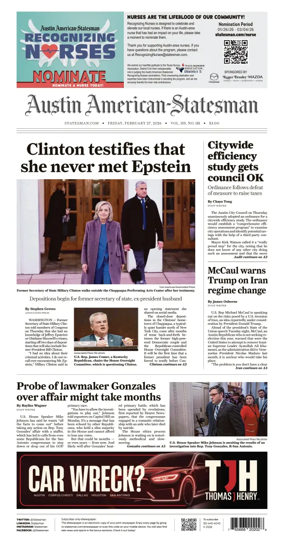 Cover of Austin American-Statesman